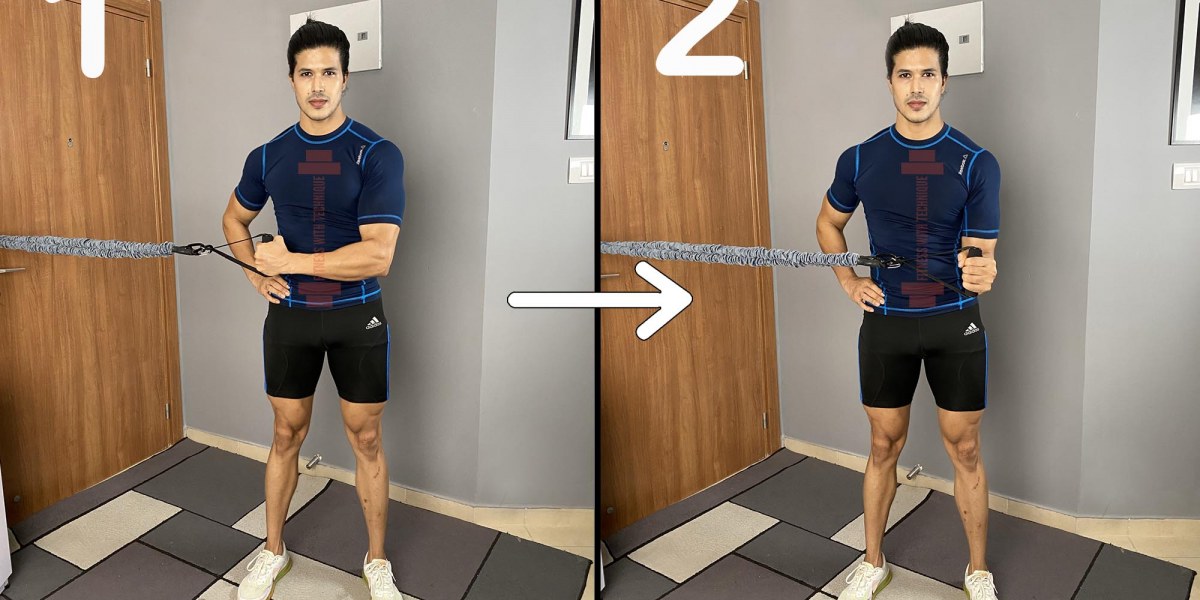 External Side Rotation With Resistance Bands