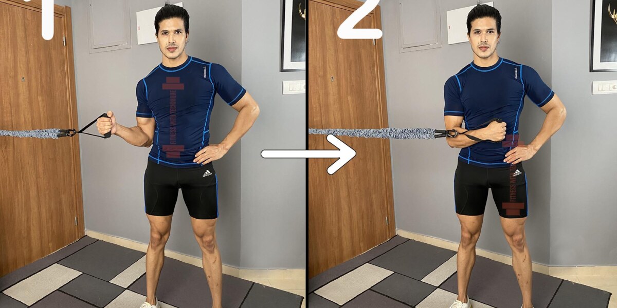 Internal Side Rotation With Resistance Band