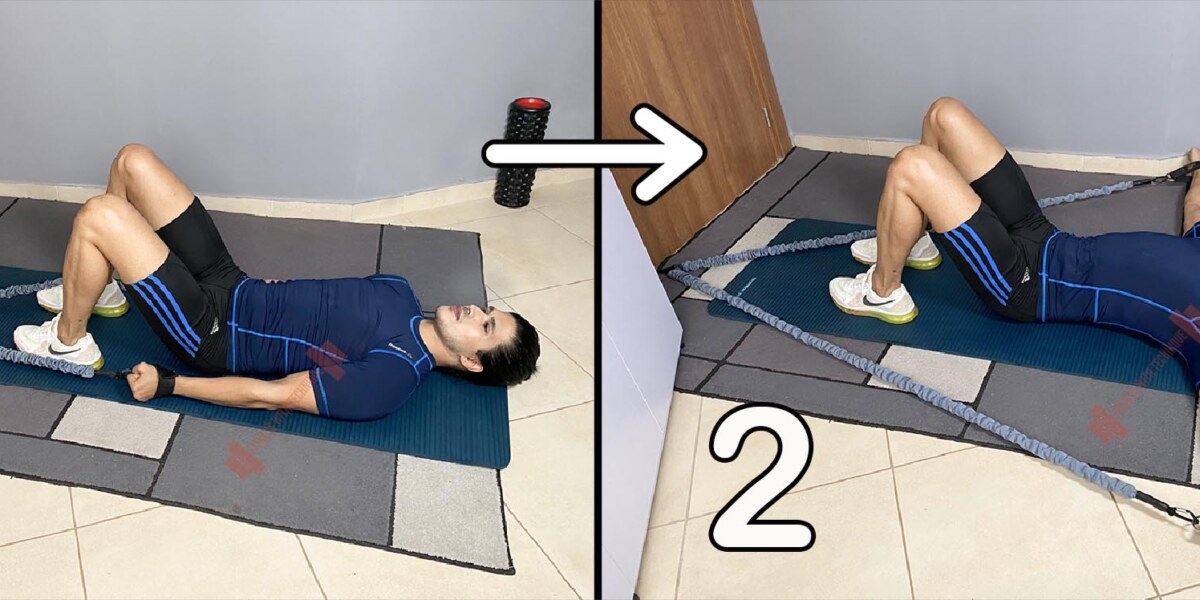 Lying Lateral Raise With Resistance Bands