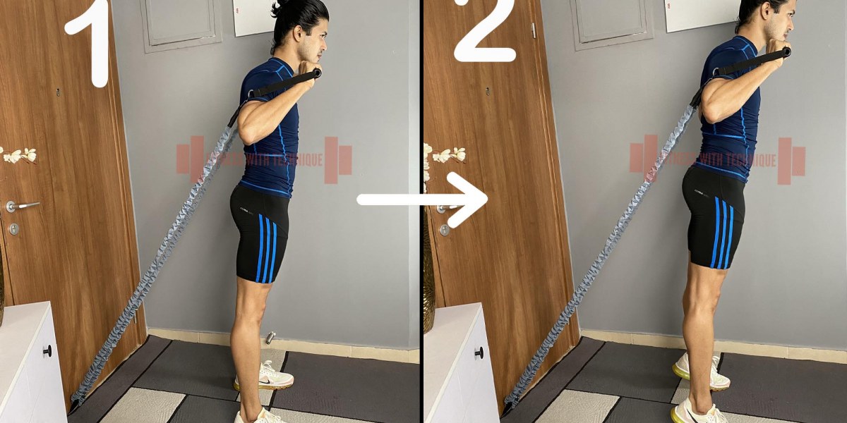 Standing Calf Raise With Resistance Bands