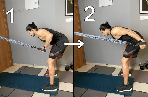 Standing One Arm Triceps Kickback With Bands